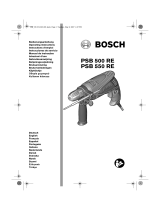 Bosch PSB 550 RE Mode d'emploi