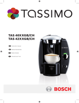 Bosch Tassimo TAS 40XXGB Manuel utilisateur