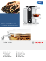 Bosch Filtrino THD20 Serie Manuel utilisateur