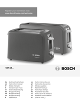 Bosch VILLAGE 2 SLICE BLACK TOASTER Le manuel du propriétaire