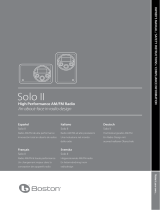 Boston Acoustics SOLO II Le manuel du propriétaire