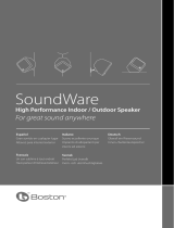 Boston Acoustics Indoor / Outdoor Speaker Manuel utilisateur