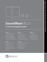 Boston SoundWare XS 2.1 Manuel utilisateur