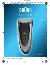 Braun Series 1 190-1 Manuel utilisateur