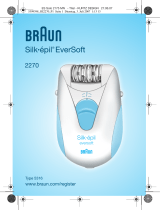 Braun 2270,  Silk-épil EverSoft Manuel utilisateur