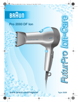 Braun Pro 2000 DF Ion, FuturPro Ion-Care Manuel utilisateur