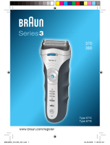 Braun 370, 360, Series 3 Manuel utilisateur