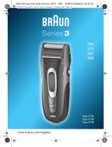 Braun 380, 370, 360, 350, Series 3 Manuel utilisateur