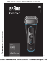 Braun 5197cc, 5195cc, 5190cc, wet&dry, Series 5 Manuel utilisateur