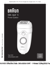 Braun 5780, 5280, Power Epilator, Silk-épil 5 Manuel utilisateur
