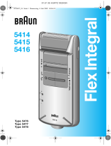 Braun 5414 flex integral schwarz Manuel utilisateur