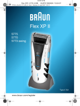 Braun 5775 flex xp ii solo Manuel utilisateur