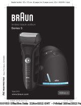Braun 590cc-4, Series 5, limited black edition Manuel utilisateur
