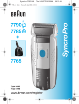 Braun 7790 syncro pro system Manuel utilisateur