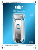 Braun 8975, 8970 360°Complete Solo Manuel utilisateur