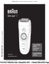 Braun Legs, Body & Face 7681 (plus) WD, Legs & Body 7281 WD, Silk-épil 7 Manuel utilisateur