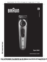 Braun 5 Tondeuse Électrique Homme Cheveux Et Barbe Manuel utilisateur