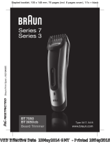 Braun BT7050, BT3050cb, Beard trimmer, Series 7 Manuel utilisateur