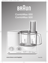 Braun CombiMax 600, 650 type 3205 Manuel utilisateur