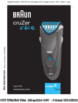 Braun CruZer6, face Manuel utilisateur