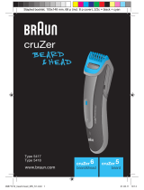 Braun cruZer6 beard&head, Series 7 beard trimmer Manuel utilisateur