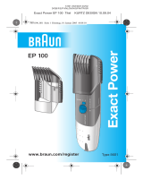 Braun 5601 EP100 Exact Power Manuel utilisateur