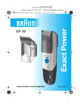 Braun EP50 Exact Power Manuel utilisateur