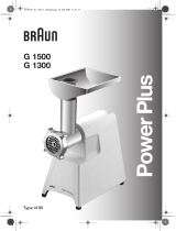 Braun G 1300 Le manuel du propriétaire