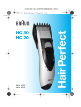 Braun HC50, HC20 Manuel utilisateur