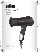 Braun HD510 HD 530 Manuel utilisateur