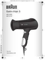 Braun HD530,  HD510,  Satin Hair 5 Manuel utilisateur