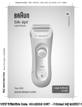 Braun LS5560, Legs & Body, Silk-épil Lady Shaver Manuel utilisateur