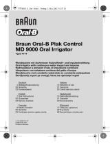 Braun oral b md 9000 Manuel utilisateur