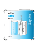 Braun MD15 OxyJet Manuel utilisateur