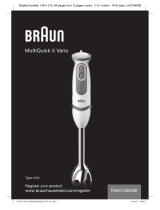 Braun MQ 5000 WH Soup Le manuel du propriétaire