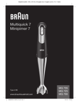 Braun Multiquick 7 MQ700 Soup Le manuel du propriétaire