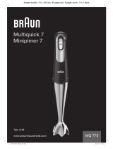 Braun MQ 775 - 4199 Le manuel du propriétaire