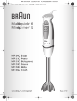 Braun MR 500 Soup Manuel utilisateur