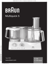Braun Multiquick 5 K700 Manuel utilisateur