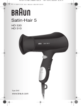 Braun Satin Hair 5 HD 530 Le manuel du propriétaire