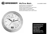 Bresser MyTime bath Bathroom clock - white Le manuel du propriétaire