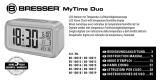Bresser MyTime Duo Alarm Clock white Le manuel du propriétaire