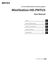 Buffalo MiniStation Plus 1.0TB Manuel utilisateur