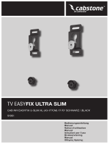 Cabstone TV EasyFix UltraSlim XL Mode d'emploi