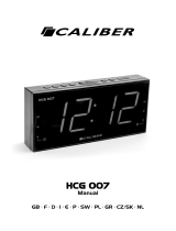 Caliber HCG007 Le manuel du propriétaire