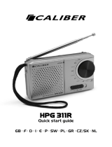 Caliber HPG311R Le manuel du propriétaire
