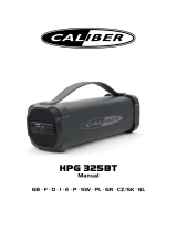 Caliber HPG325BT Le manuel du propriétaire