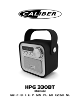 Caliber HPG330BT Le manuel du propriétaire