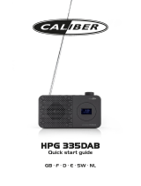 Caliber HPG335DAB Guide de démarrage rapide