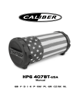 Caliber HPG407BT-USA Guide de démarrage rapide